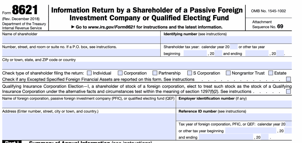 Form 8621