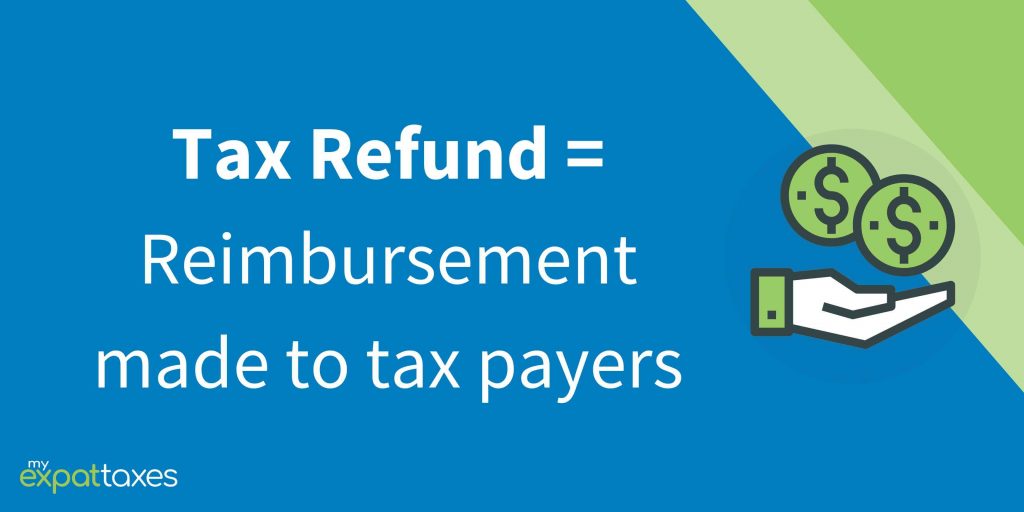 Tax Refund for Expats Infographic. 