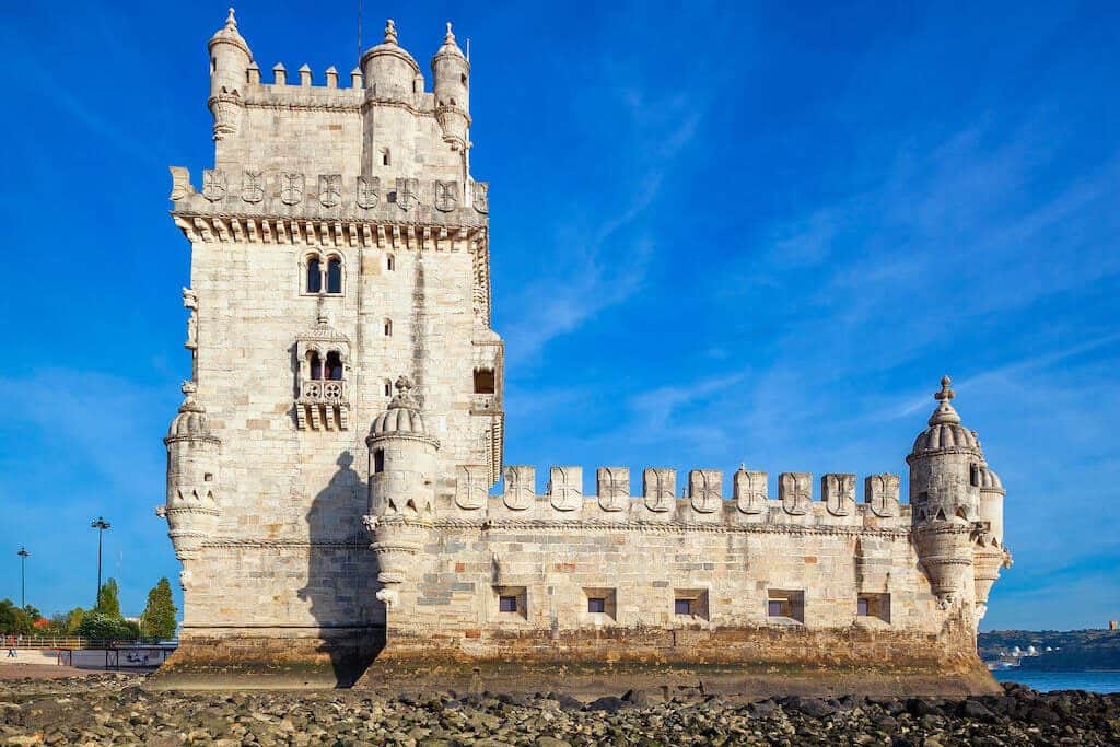 Belém Tower in Lisbon Portugal. 