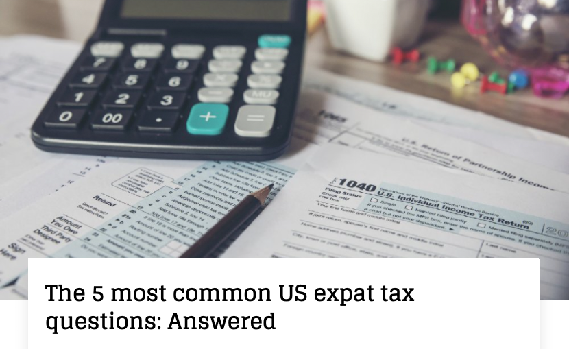 IamExpat | The 5 most common US expat tax questions: Answered