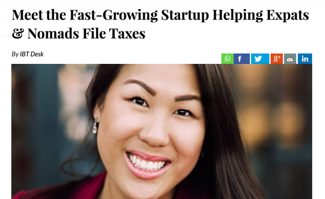 International Business Times | Meet the Fast-Growing Startup Helping Expats & Nomads File Taxes
