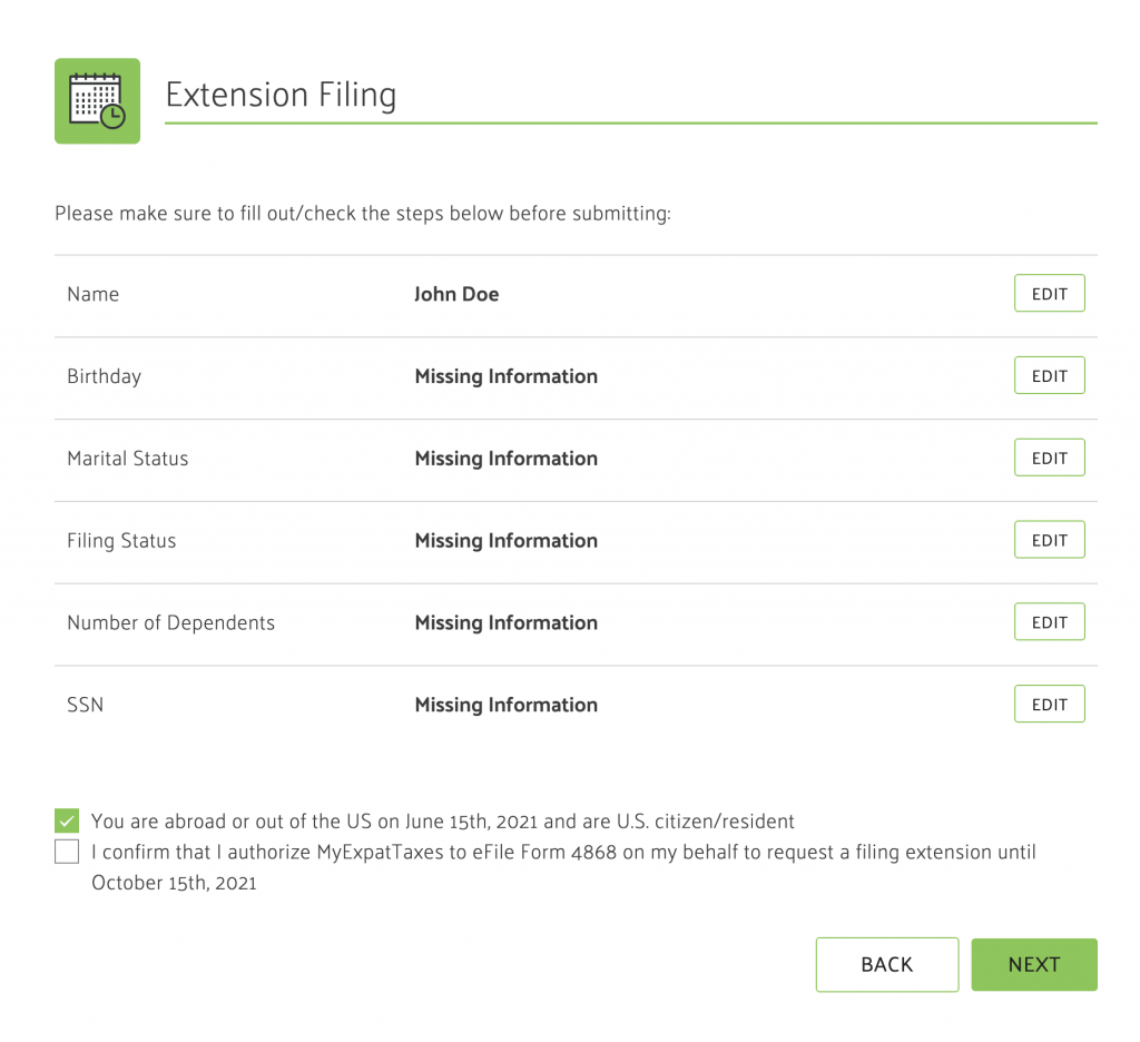 Filing a tax extension abroad for the IRS