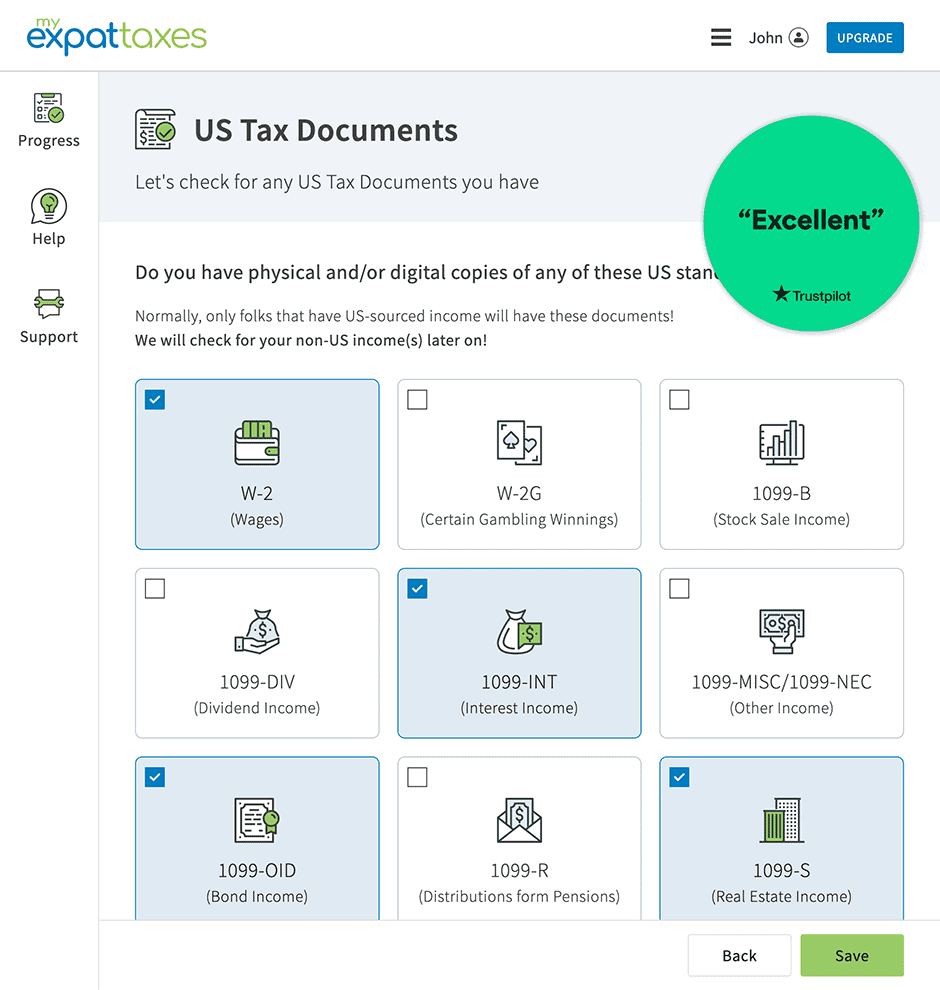 MyExpatTaxes US Expat Tax Software