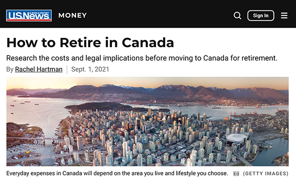 U.S. News | How to Retire in Canada